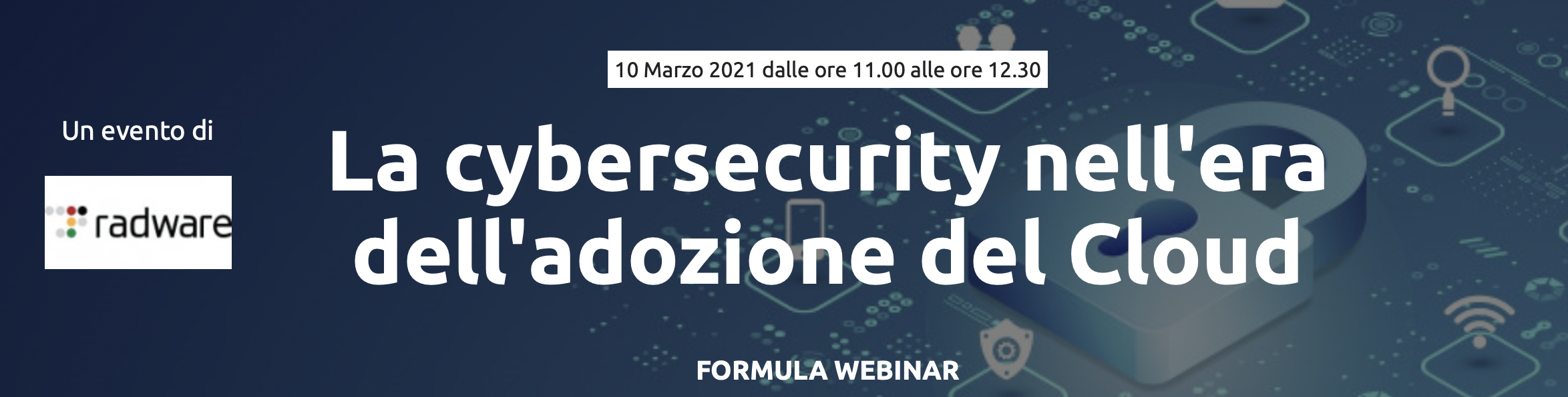 La cybersecurity nell'era dell'adozione del Cloud